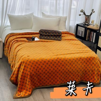 91家纺网 家纺一手货源 找家纺 缔缦 22新款More design AB版复合毛毯 莱卡