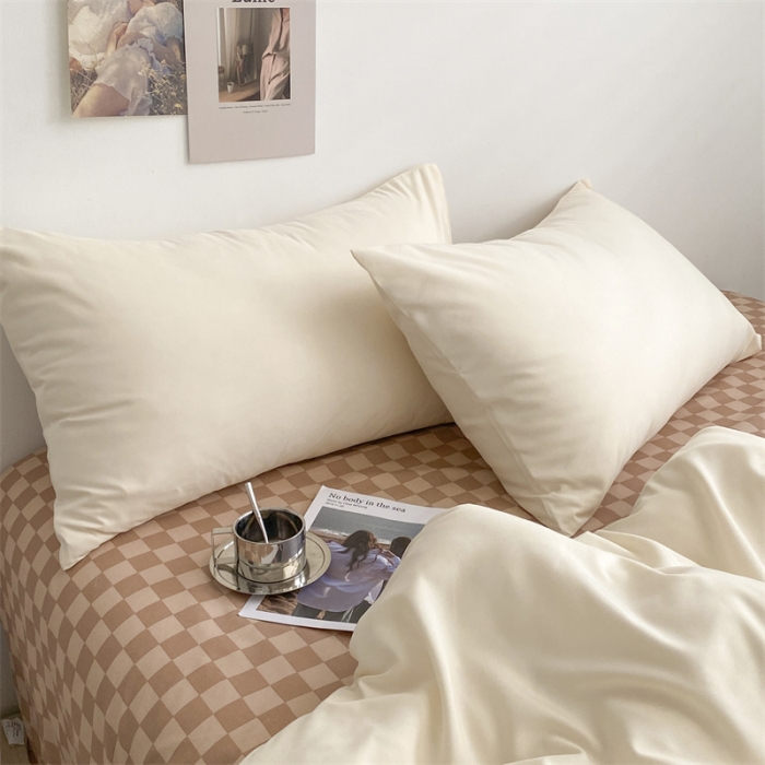 91家纺网 家纺一手货源 找家纺 （总）眠帛 2022新款水洗棉混搭四件套