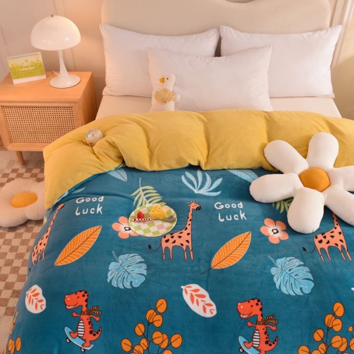 91家纺网 家纺一手货源 找家纺 （总）甜之梦家纺2025牛奶绒印花系列单品被套可定制任何尺寸