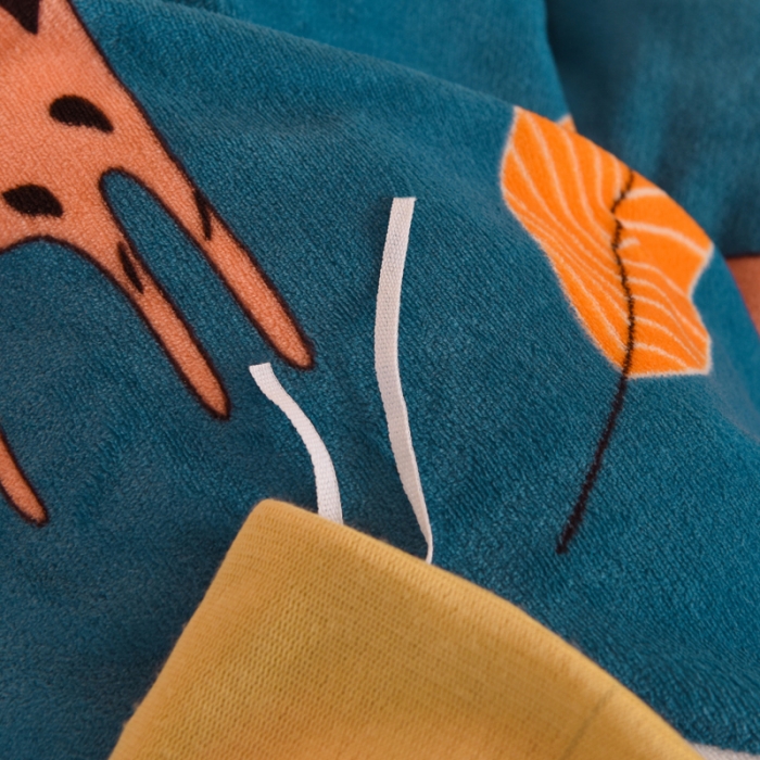 91家纺网 家纺一手货源 找家纺 甜之梦家纺2025新款印花牛奶绒单品被套可定制任何尺寸 动物乐园