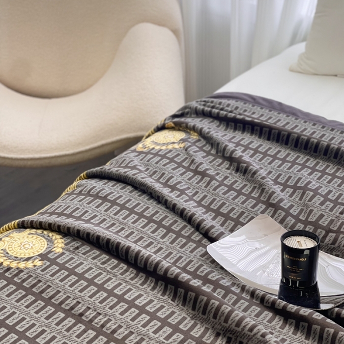 91家纺网 家纺一手货源 找家纺 缔缦 22新款More design AB版复合毛毯 巴特罗