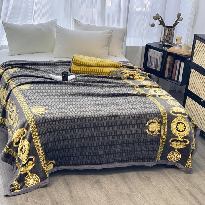 91家纺网 家纺一手货源 找家纺 缔缦 22新款More design AB版复合毛毯 巴特罗