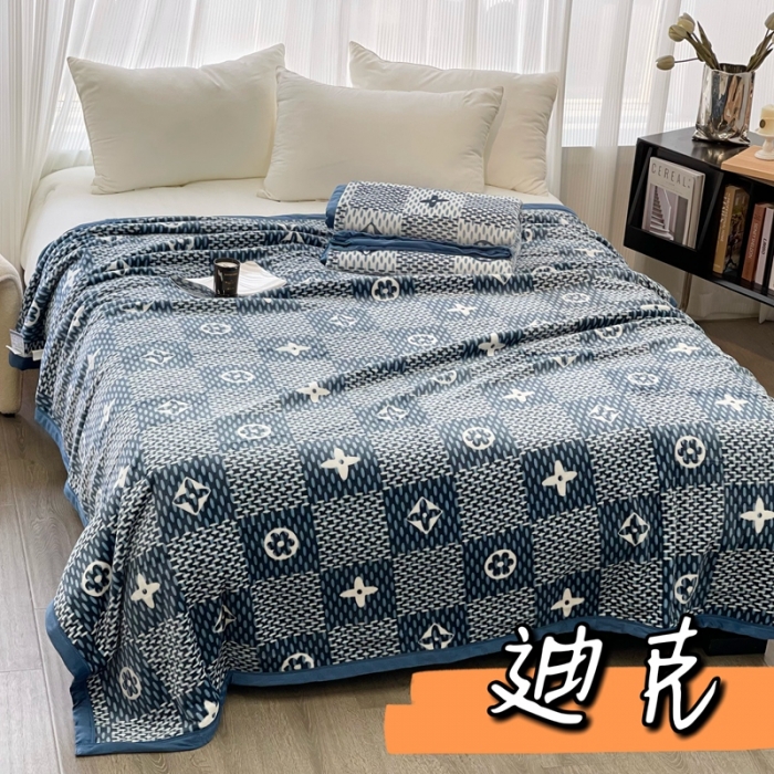 91家纺网 家纺一手货源 找家纺 缔缦 22新款More design AB版复合毛毯 迪克