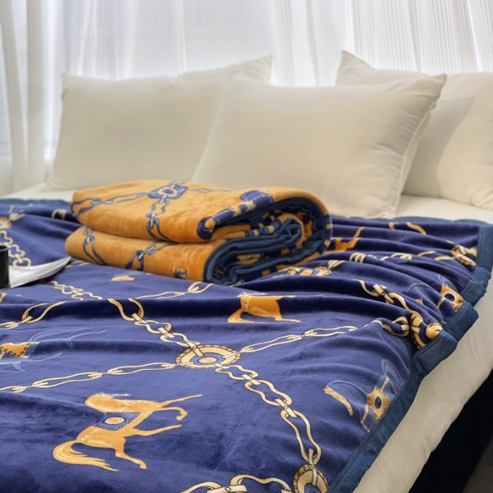 91家纺网 家纺一手货源 找家纺 缔缦 22新款More design AB版复合毛毯 都柏林