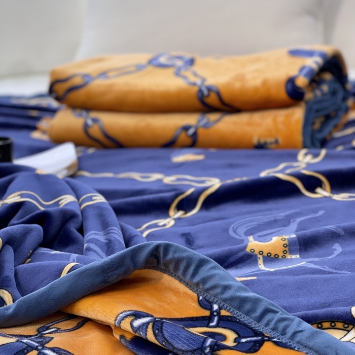 91家纺网 家纺一手货源 找家纺 缔缦 22新款More design AB版复合毛毯 都柏林