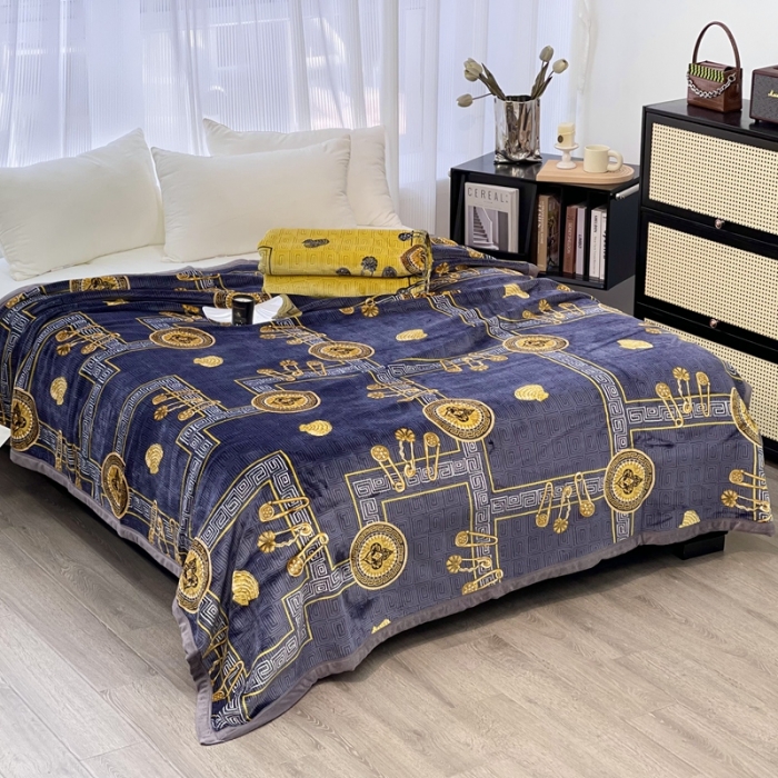 91家纺网 家纺一手货源 找家纺 缔缦 22新款More design AB版复合毛毯 克罗地