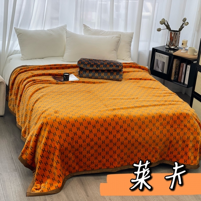 91家纺网 家纺一手货源 找家纺 缔缦 22新款More design AB版复合毛毯 莱卡