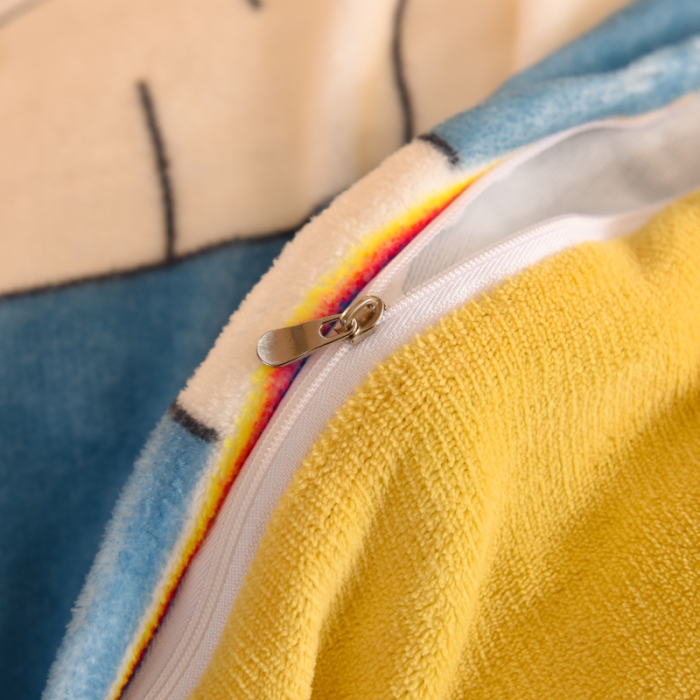 91家纺网 家纺一手货源 找家纺 甜之梦家纺 2025新款印花牛奶绒单品被套可定制任何尺寸泡泡公主