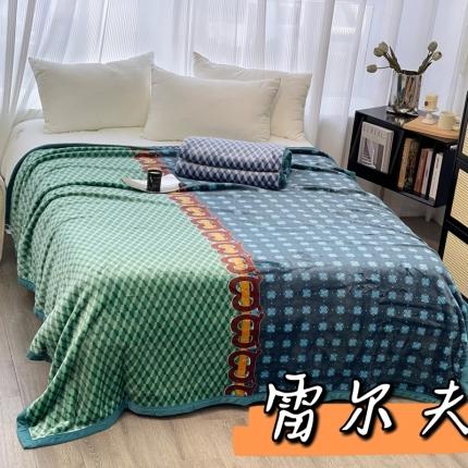 缔缦 22新款More design AB版复合毛毯 雷尔夫
