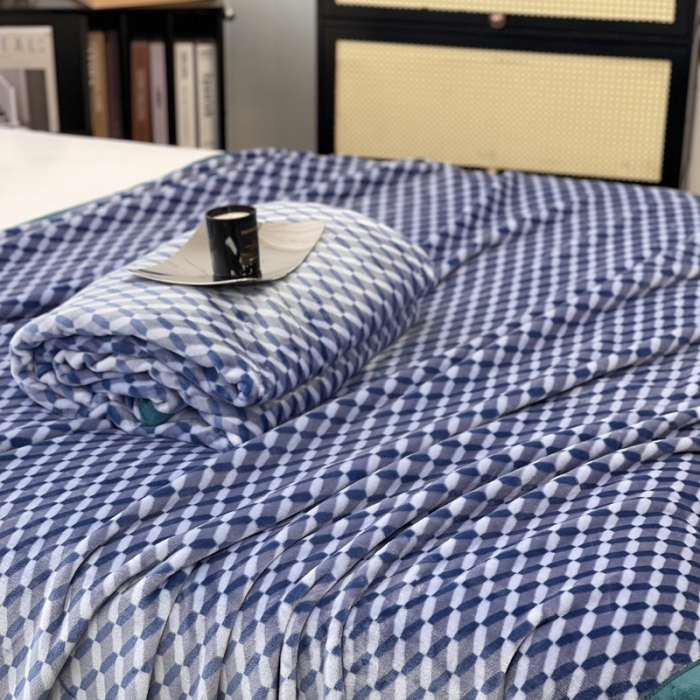 91家纺网 家纺一手货源 找家纺 缔缦 22新款More design AB版复合毛毯 雷尔夫