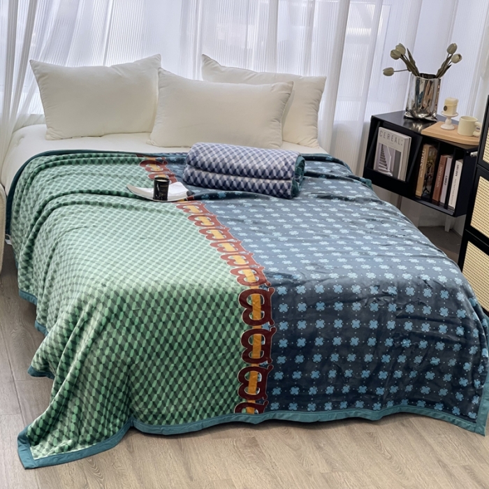 91家纺网 家纺一手货源 找家纺 缔缦 22新款More design AB版复合毛毯 雷尔夫