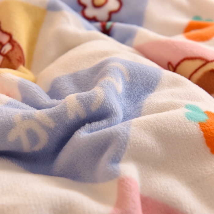 91家纺网 家纺一手货源 找家纺 甜之梦家纺 2025新款印花牛奶绒单品被套可定制任何尺寸诗雨恋人