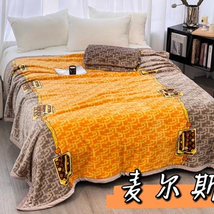 缔缦 22新款More design AB版复合毛毯 麦尔斯