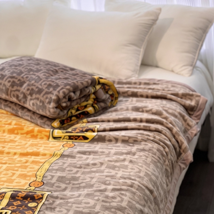 91家纺网 家纺一手货源 找家纺 缔缦 22新款More design AB版复合毛毯 麦尔斯