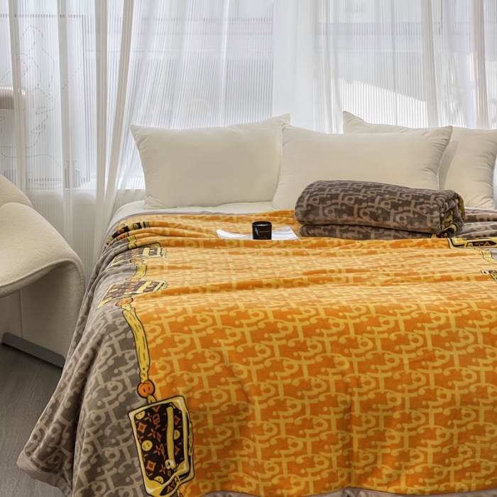 91家纺网 家纺一手货源 找家纺 缔缦 22新款More design AB版复合毛毯 麦尔斯