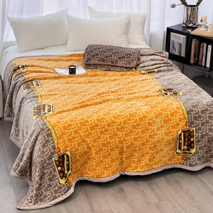 91家纺网 家纺一手货源 找家纺 缔缦 22新款More design AB版复合毛毯 麦尔斯