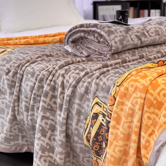 91家纺网 家纺一手货源 找家纺 缔缦 22新款More design AB版复合毛毯 麦尔斯