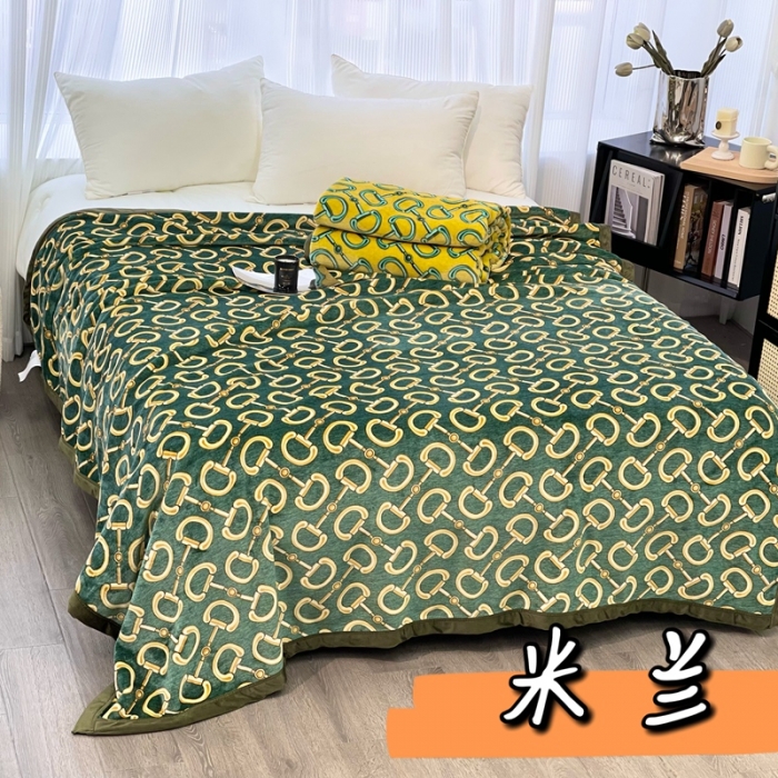 91家纺网 家纺一手货源 找家纺 缔缦 22新款More design AB版复合毛毯 米兰