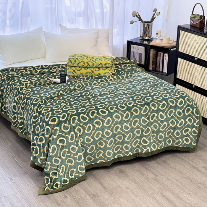 91家纺网 家纺一手货源 找家纺 缔缦 22新款More design AB版复合毛毯 米兰