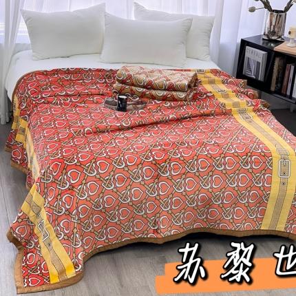 缔缦 22新款More design AB版复合毛毯 苏黎世