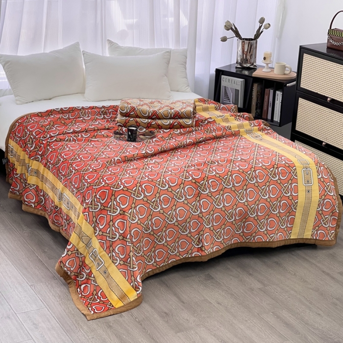 91家纺网 家纺一手货源 找家纺 缔缦 22新款More design AB版复合毛毯 苏黎世