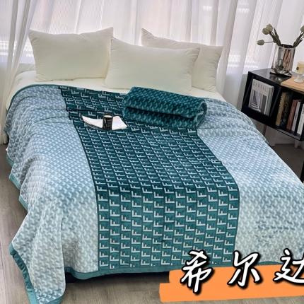 缔缦 22新款More design AB版复合毛毯 希尔达