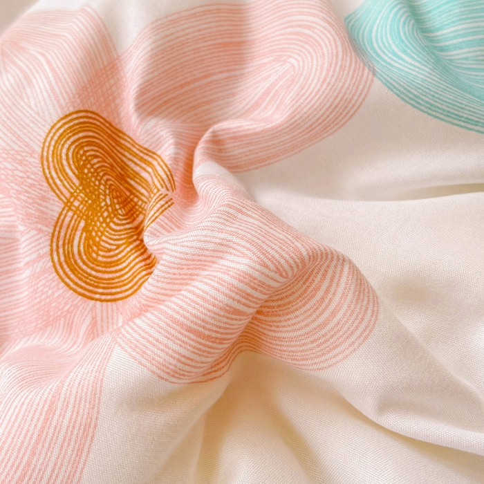 91家纺网 家纺一手货源 找家纺 2022新款直播爆款水洗棉印花小花边春秋被冬被 凝夏