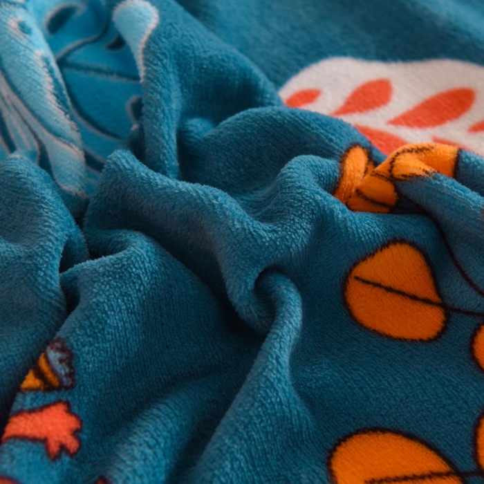 91家纺网 家纺一手货源 找家纺 甜之梦家纺 2025新款印花牛奶绒单品床单可定制任何尺寸 动物乐园