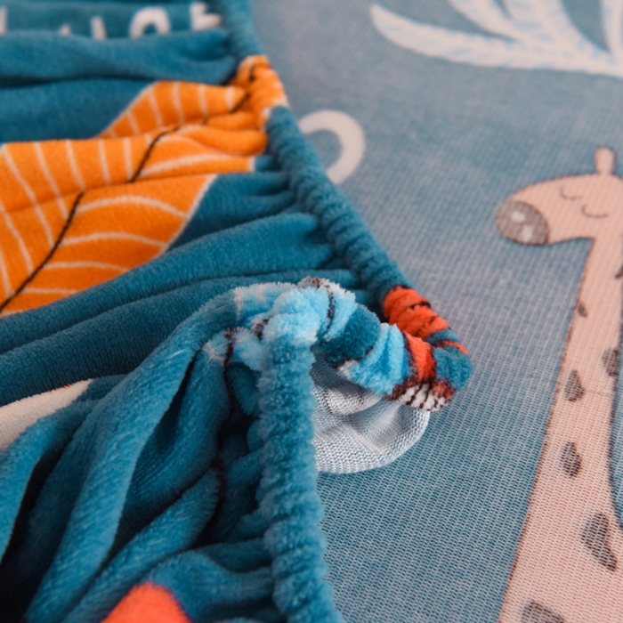 91家纺网 家纺一手货源 找家纺 总甜之梦牛奶绒印花系列单品床笠可定制任何尺寸（可接异型缺角）