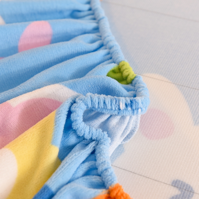 91家纺网 家纺一手货源 找家纺 甜之梦 2025新款印花牛奶绒单品床笠可定制任何尺寸（可接异型缺角） 爱心萌兔