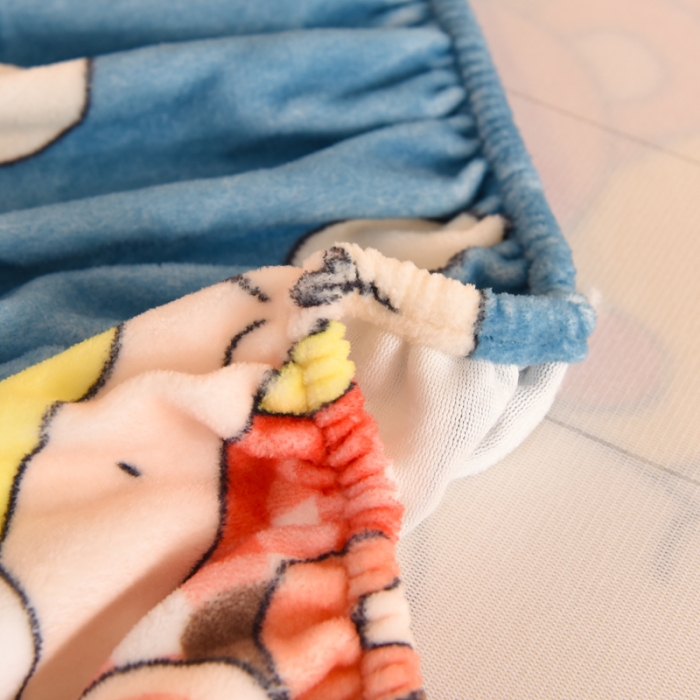 91家纺网 家纺一手货源 找家纺 甜之梦2025新款印花牛奶绒单品床笠可定制任何尺寸（可接异型缺角）泡泡公主