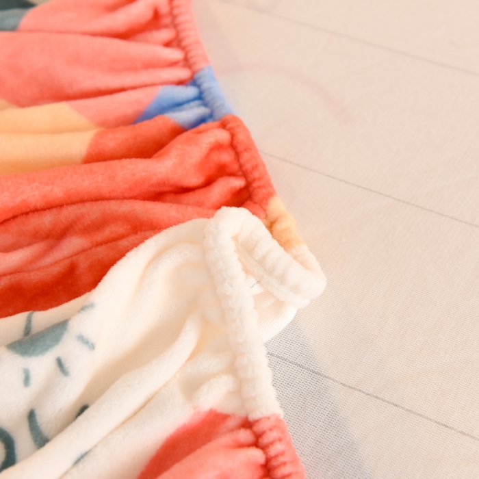 91家纺网 家纺一手货源 找家纺 甜之梦 2025新款印花牛奶绒单品床笠可定制任何尺寸（可接异型缺角） 校园女孩