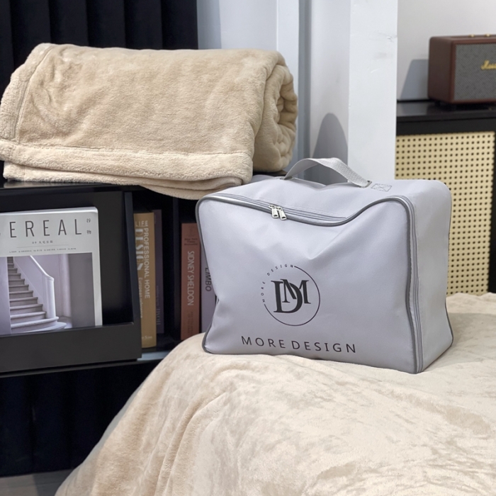 91家纺网 家纺一手货源 找家纺 缔缦 2022新款More design毛毯 丹麦毯 卡其