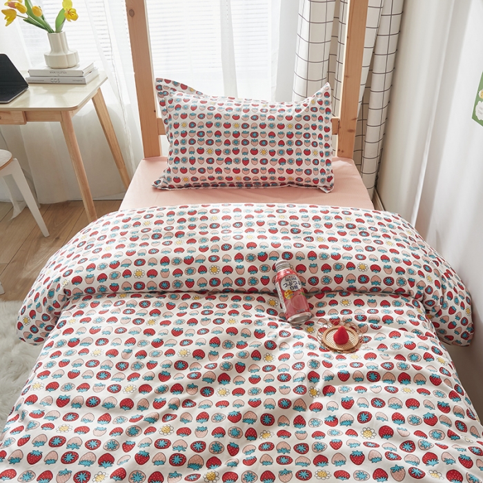 91家纺网 家纺一手货源 找家纺 （总）怡家居 2023新款开学季全棉学生宿舍六件套