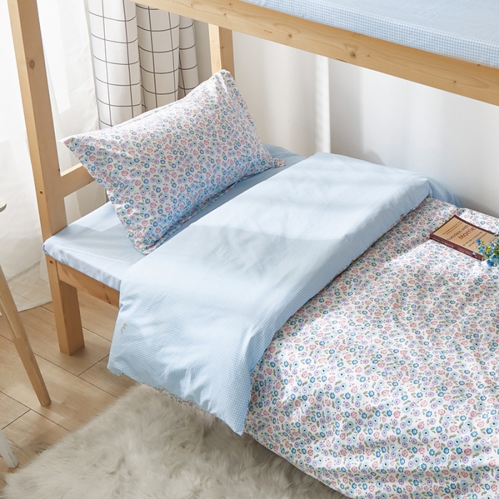 91家纺网 家纺一手货源 找家纺 怡家居 2023新款开学季全棉学生宿舍六件套 花溪