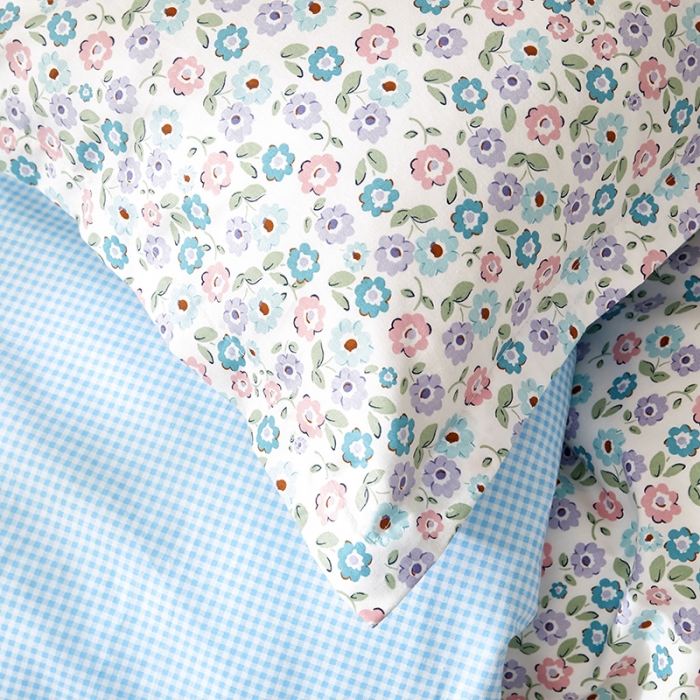 91家纺网 家纺一手货源 找家纺 怡家居 2023新款开学季全棉学生宿舍六件套 花溪