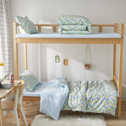 怡家居 2023新款开学季全棉学生宿舍六件套 江南