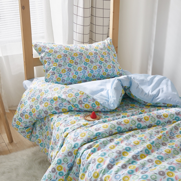 91家纺网 家纺一手货源 找家纺 怡家居 2023新款开学季全棉学生宿舍六件套 江南