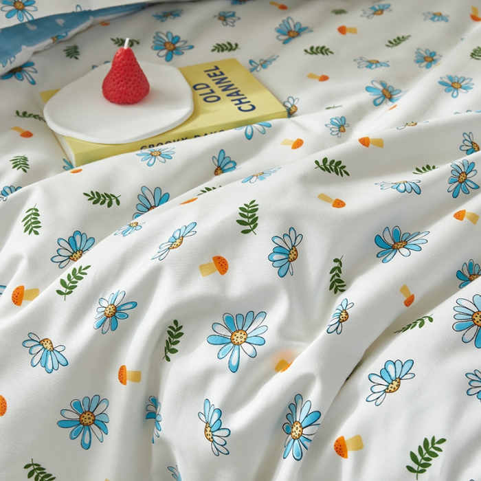 91家纺网 家纺一手货源 找家纺 怡家居 2023新款开学季全棉学生宿舍六件套 骊歌