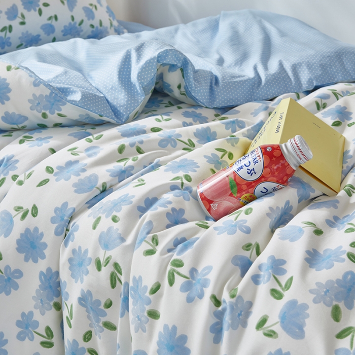 91家纺网 家纺一手货源 找家纺 怡家居 2023新款开学季全棉学生宿舍六件套 三生三世