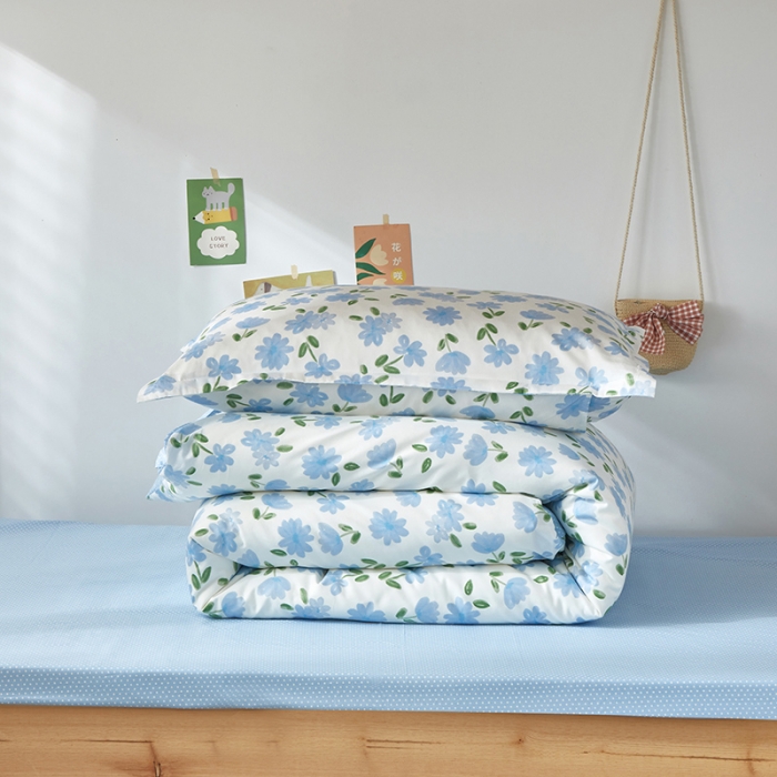 91家纺网 家纺一手货源 找家纺 怡家居 2023新款开学季全棉学生宿舍六件套 三生三世