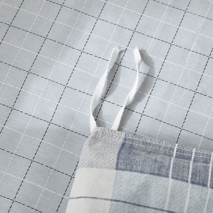 91家纺网 家纺一手货源 找家纺 怡家居 2023新款开学季全棉学生宿舍六件套 条格主义