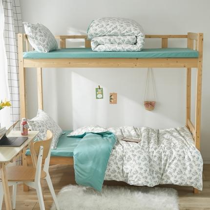 怡家居 2023新款开学季全棉学生宿舍六件套 叶凡