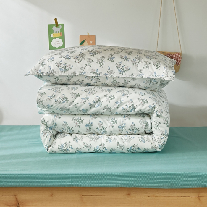 91家纺网 家纺一手货源 找家纺 怡家居 2023新款开学季全棉学生宿舍六件套 叶凡