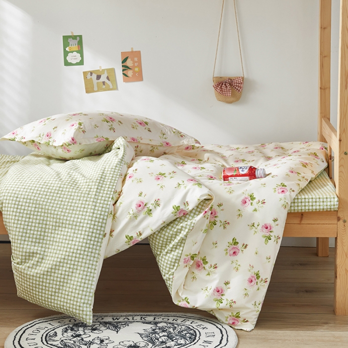 91家纺网 家纺一手货源 找家纺 怡家居 2023新款开学季全棉学生宿舍六件套 芸青