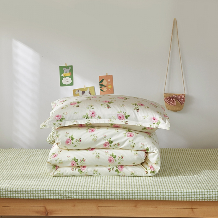 91家纺网 家纺一手货源 找家纺 怡家居 2023新款开学季全棉学生宿舍六件套 芸青