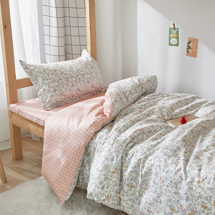 91家纺网 家纺一手货源 找家纺 怡家居 2023新款开学季全棉学生宿舍六件套 韵味