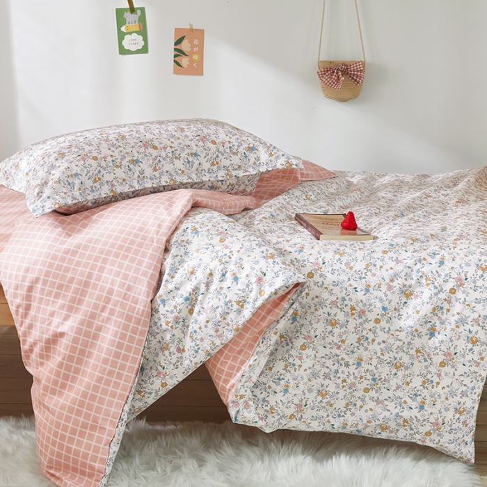 91家纺网 家纺一手货源 找家纺 怡家居 2023新款开学季全棉学生宿舍六件套 韵味