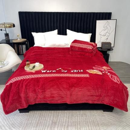 91家纺网 家纺一手货源 找家纺 （总）缔缦 2022新款More design毛毯 裘皮毯