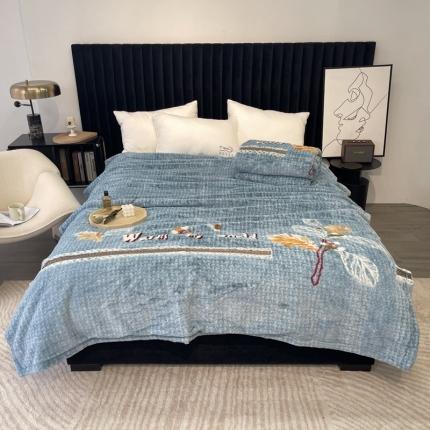 91家纺网 家纺一手货源 找家纺 （总）缔缦 2022新款More design毛毯 裘皮毯